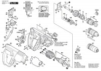 Bosch 0 603 356 760 Pbh 200 Fre Rotary Hammer 230 V / Eu Spare Parts